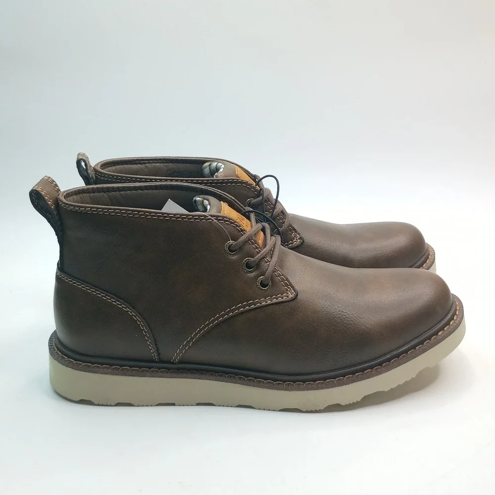 Buffalo Metcalf Chukka Boots Men Size 8.5 Brown Memory Foam 1899633